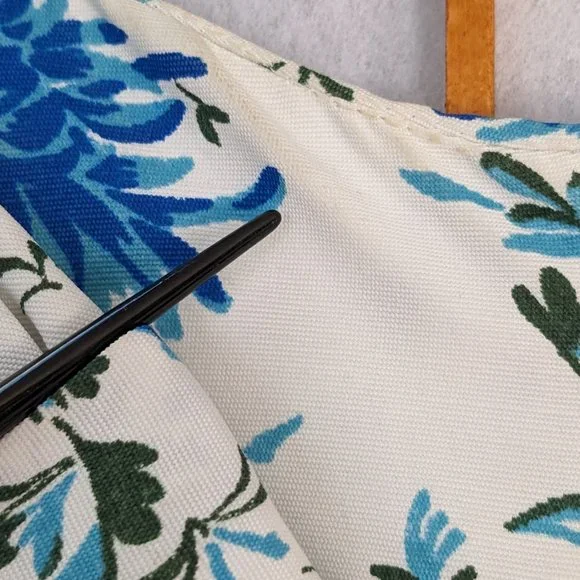 Kitsch Delish Blue Floral Vintage Dress - Picture 8 of 16